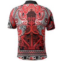 Aotearoa Iwi Ngapuhi Polo Shirt Maori Wharenui House Tribal Pattern