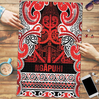 Aotearoa Iwi Ngapuhi Puzzle Maori Wharenui House Tribal Pattern