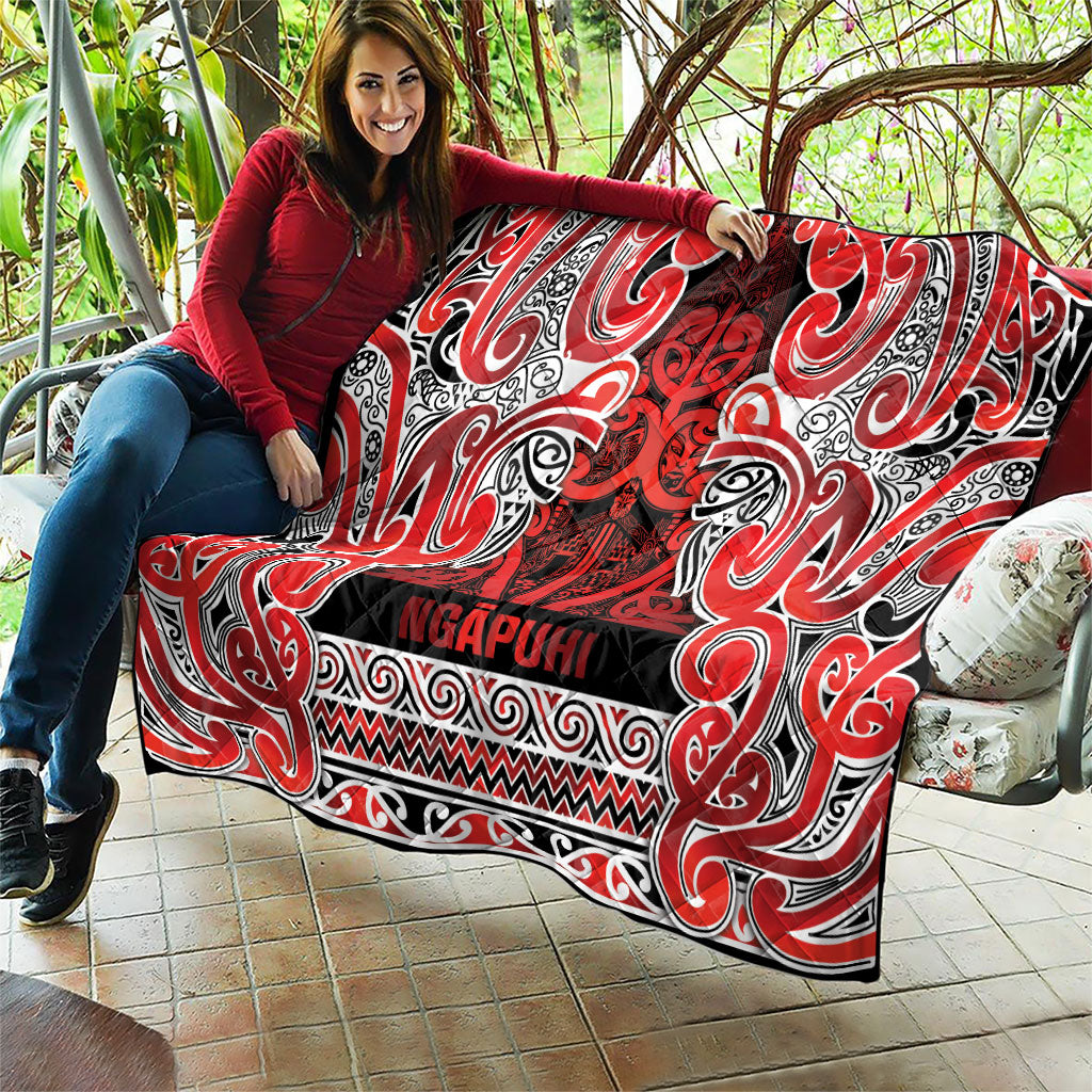 Aotearoa Iwi Ngapuhi Quilt Maori Wharenui House Tribal Pattern