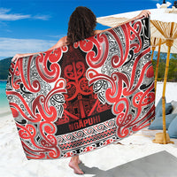 Aotearoa Iwi Ngapuhi Sarong Maori Wharenui House Tribal Pattern