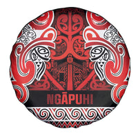 Aotearoa Iwi Ngapuhi Spare Tire Cover Maori Wharenui House Tribal Pattern