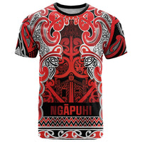 Aotearoa Iwi Ngapuhi T Shirt Maori Wharenui House Tribal Pattern