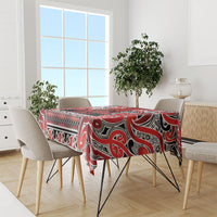 Aotearoa Iwi Ngapuhi Tablecloth Maori Wharenui House Tribal Pattern