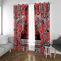 Aotearoa Iwi Ngapuhi Window Curtain Maori Wharenui House Tribal Pattern