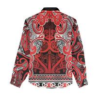 Aotearoa Iwi Ngapuhi Women Casual Shirt Maori Wharenui House Tribal Pattern