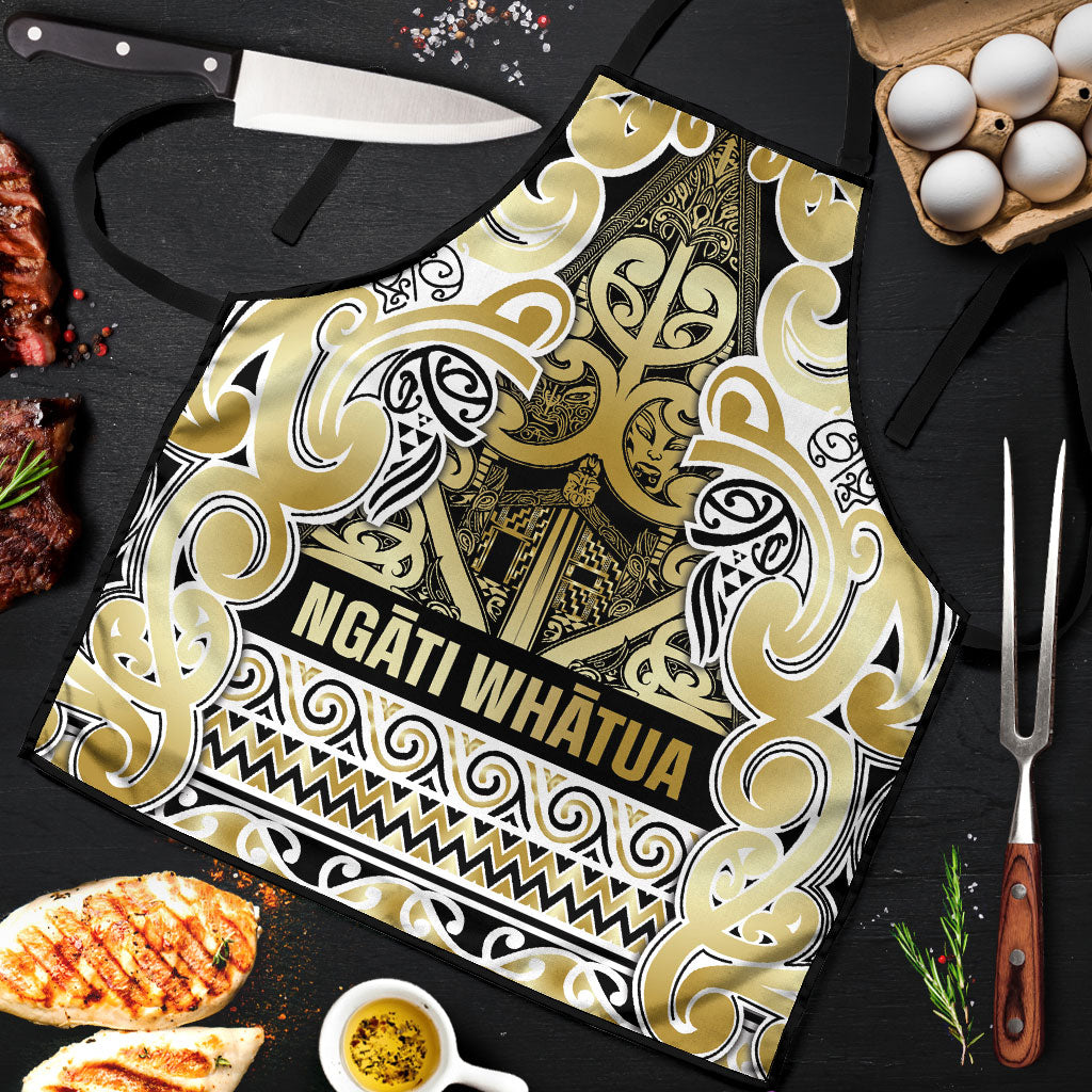 Aotearoa Iwi Ngati Whatua Apron Maori Wharenui House Tribal Pattern