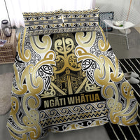 Aotearoa Iwi Ngati Whatua Bedding Set Maori Wharenui House Tribal Pattern