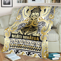 Aotearoa Iwi Ngati Whatua Blanket Maori Wharenui House Tribal Pattern