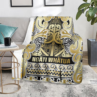 Aotearoa Iwi Ngati Whatua Blanket Maori Wharenui House Tribal Pattern