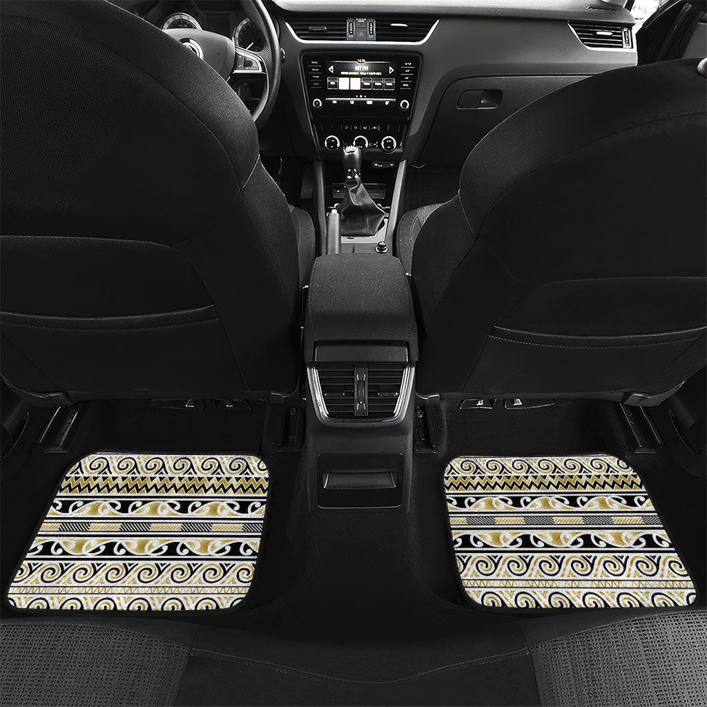 Aotearoa Iwi Ngati Whatua Car Mats Maori Wharenui House Tribal Pattern