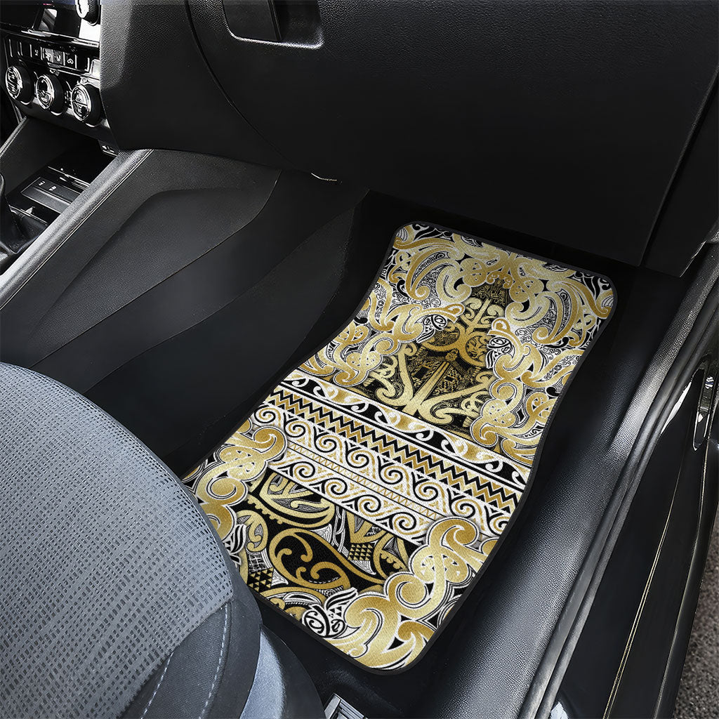 Aotearoa Iwi Ngati Whatua Car Mats Maori Wharenui House Tribal Pattern