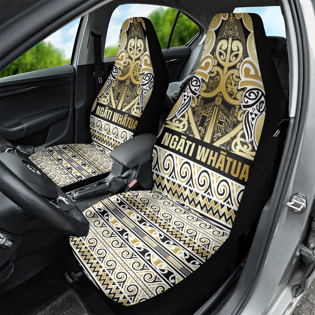 Aotearoa Iwi Ngati Whatua Car Seat Cover Maori Wharenui House Tribal Pattern