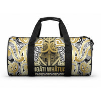 Aotearoa Iwi Ngati Whatua Duffle Bag Maori Wharenui House Tribal Pattern