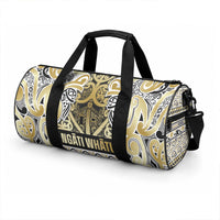 Aotearoa Iwi Ngati Whatua Duffle Bag Maori Wharenui House Tribal Pattern