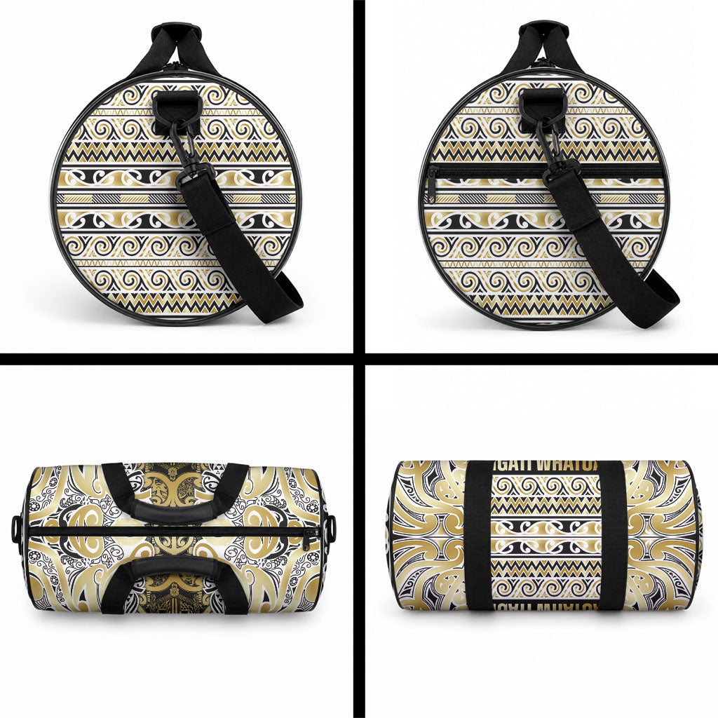 Aotearoa Iwi Ngati Whatua Duffle Bag Maori Wharenui House Tribal Pattern