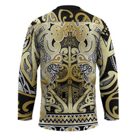 Aotearoa Iwi Ngati Whatua Hockey Jersey Maori Wharenui House Tribal Pattern