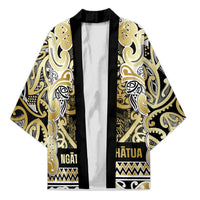 Aotearoa Iwi Ngati Whatua Kimono Maori Wharenui House Tribal Pattern