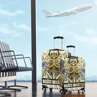 Aotearoa Iwi Ngati Whatua Luggage Cover Maori Wharenui House Tribal Pattern