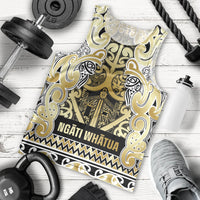 Aotearoa Iwi Ngati Whatua Men Tank Top Maori Wharenui House Tribal Pattern