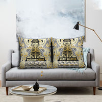 Aotearoa Iwi Ngati Whatua Pillow Cover Maori Wharenui House Tribal Pattern