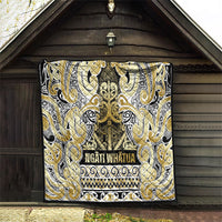 Aotearoa Iwi Ngati Whatua Quilt Maori Wharenui House Tribal Pattern