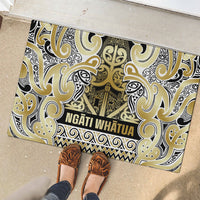Aotearoa Iwi Ngati Whatua Rubber Doormat Maori Wharenui House Tribal Pattern