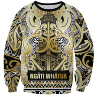 Aotearoa Iwi Ngati Whatua Sweatshirt Maori Wharenui House Tribal Pattern