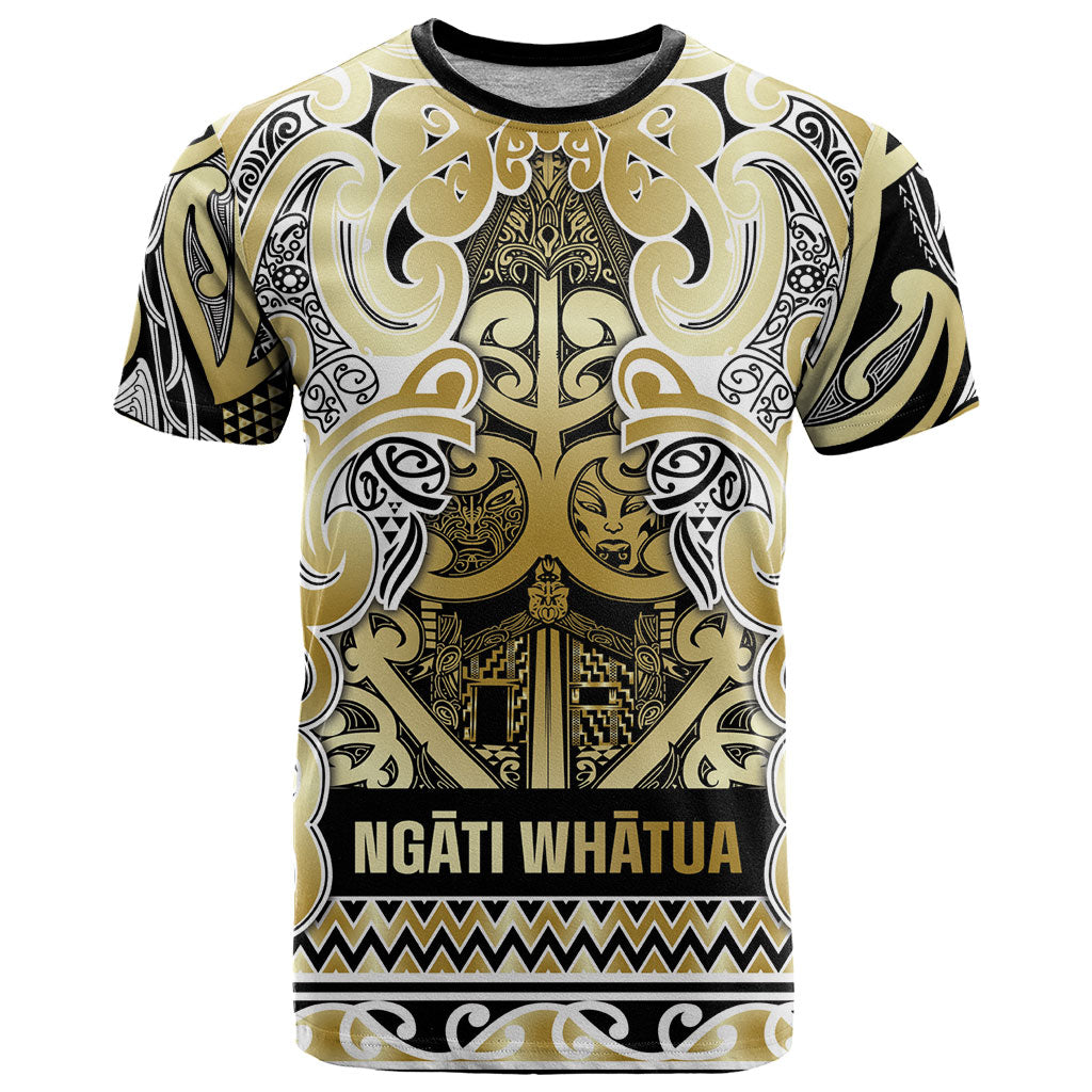 Aotearoa Iwi Ngati Whatua T Shirt Maori Wharenui House Tribal Pattern