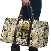 Aotearoa Iwi Ngati Whatua Travel Bag Maori Wharenui House Tribal Pattern