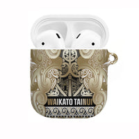 Aotearoa Iwi Waikato Tainui AirPods Case Maori Wharenui House Tribal Pattern