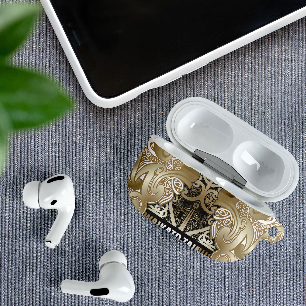 Aotearoa Iwi Waikato Tainui AirPods Case Maori Wharenui House Tribal Pattern