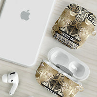 Aotearoa Iwi Waikato Tainui AirPods Case Maori Wharenui House Tribal Pattern
