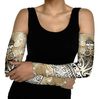 Aotearoa Iwi Waikato Tainui Arm Sleeves Maori Wharenui House Tribal Pattern