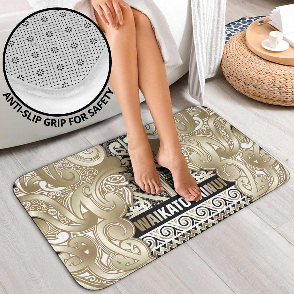 Aotearoa Iwi Waikato Tainui Bathroom Set Maori Wharenui House Tribal Pattern