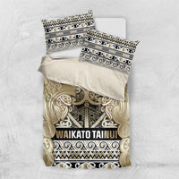 Aotearoa Iwi Waikato Tainui Bedding Set Maori Wharenui House Tribal Pattern