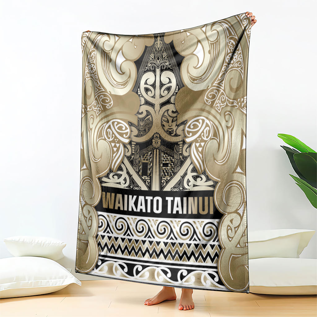 Aotearoa Iwi Waikato Tainui Blanket Maori Wharenui House Tribal Pattern