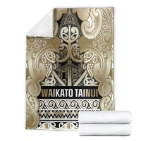 Aotearoa Iwi Waikato Tainui Blanket Maori Wharenui House Tribal Pattern