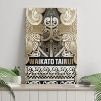 Aotearoa Iwi Waikato Tainui Canvas Wall Art Maori Wharenui House Tribal Pattern