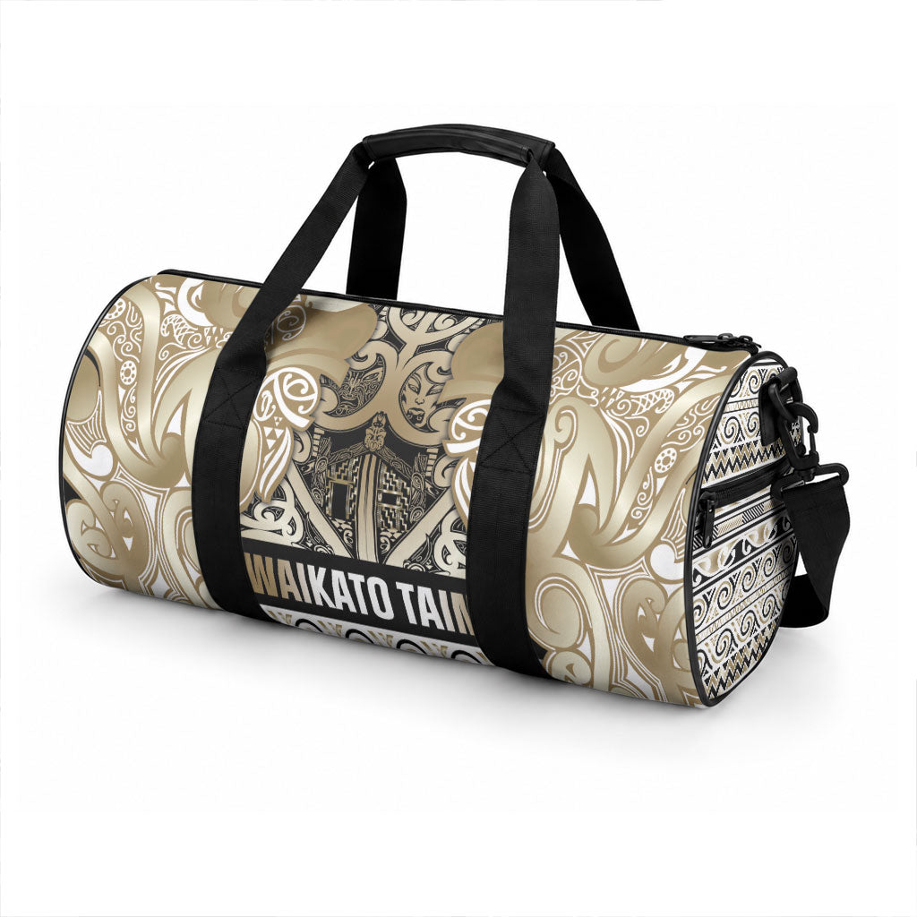 Aotearoa Iwi Waikato Tainui Duffle Bag Maori Wharenui House Tribal Pattern