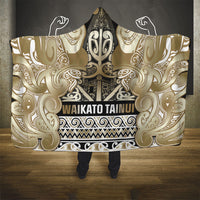 Aotearoa Iwi Waikato Tainui Hooded Blanket Maori Wharenui House Tribal Pattern
