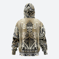 Aotearoa Iwi Waikato Tainui Hoodie Maori Wharenui House Tribal Pattern