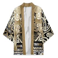 Aotearoa Iwi Waikato Tainui Kimono Maori Wharenui House Tribal Pattern