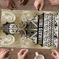 Aotearoa Iwi Waikato Tainui Puzzle Maori Wharenui House Tribal Pattern