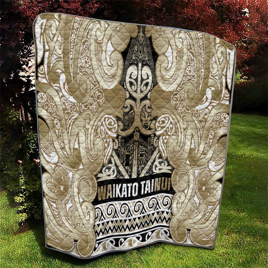 Aotearoa Iwi Waikato Tainui Quilt Maori Wharenui House Tribal Pattern