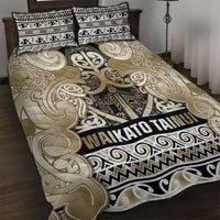 Aotearoa Iwi Waikato Tainui Quilt Bed Set Maori Wharenui House Tribal Pattern