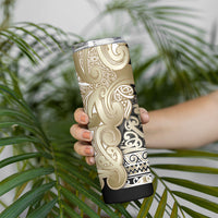 Aotearoa Iwi Waikato Tainui Skinny Tumbler Maori Wharenui House Tribal Pattern