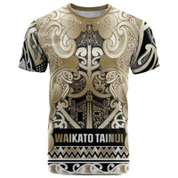 Aotearoa Iwi Waikato Tainui T Shirt Maori Wharenui House Tribal Pattern