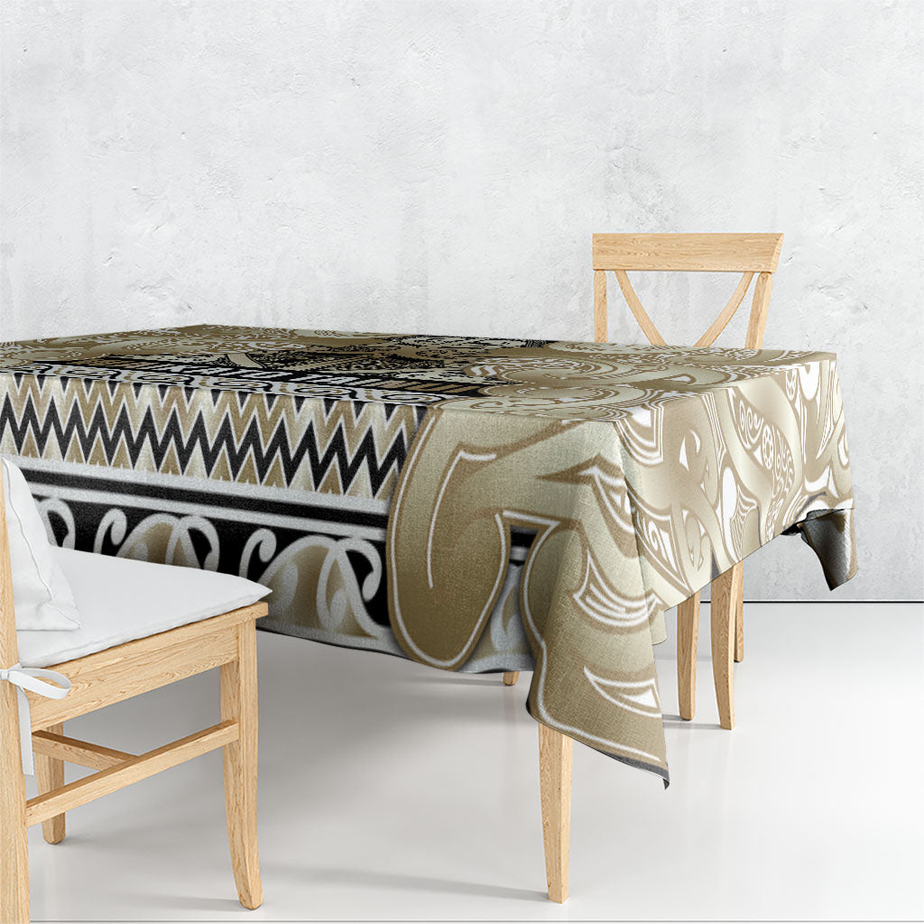 Aotearoa Iwi Waikato Tainui Tablecloth Maori Wharenui House Tribal Pattern