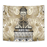 Aotearoa Iwi Waikato Tainui Tapestry Maori Wharenui House Tribal Pattern