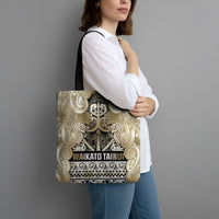 Aotearoa Iwi Waikato Tainui Tote Bag Maori Wharenui House Tribal Pattern